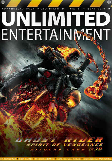 UNLIMITED ENTERTAINMENT magazine side cover June 2012