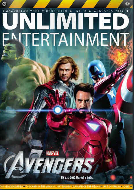 UNLIMITED ENTERTAINMENT magazine side cover August 2012