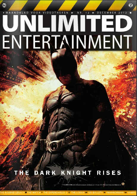 UNLIMITED ENTERTAINMENT magazine side cover December 2012