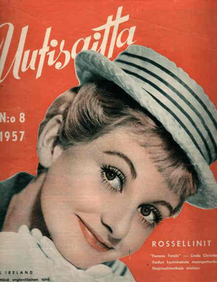 UUTISAITTA magazine side cover Issue 8  1957