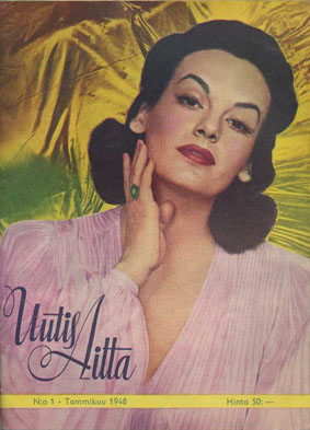 UUTISAITTA magazine side cover Issue 1   1948