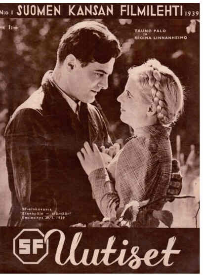 UUTISET magazine side cover Issue 1  1939