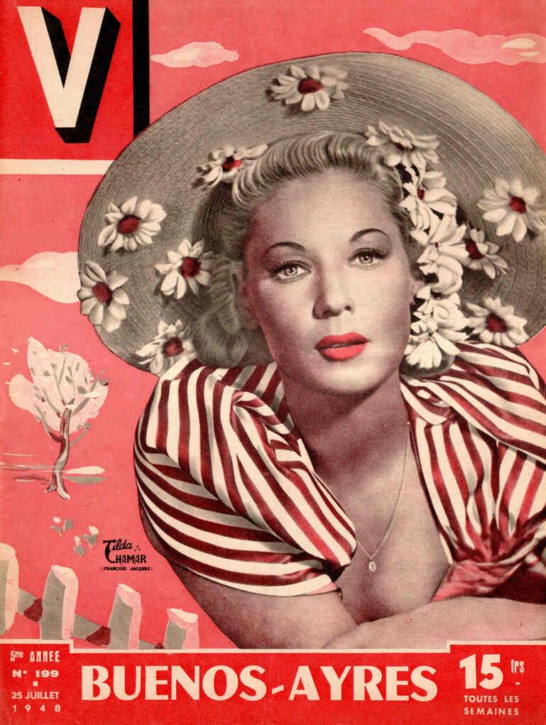 V magazine cover Issue 199 25 July 1948