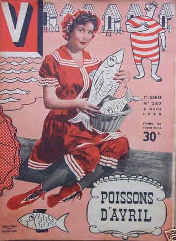 V magazine cover Issue 287 2 April 1950
