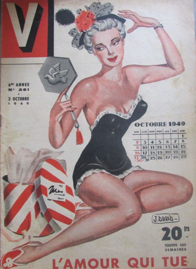V magazine cover Issue 261 2 October 1949