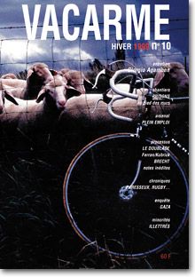 VACARME magazine cover Issue 2 Spring 1997