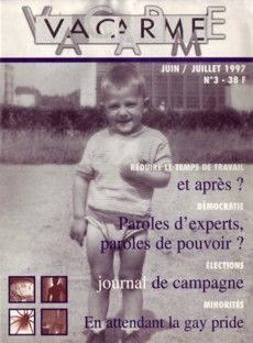 VACARME magazine cover Issue 3 Summer 1997