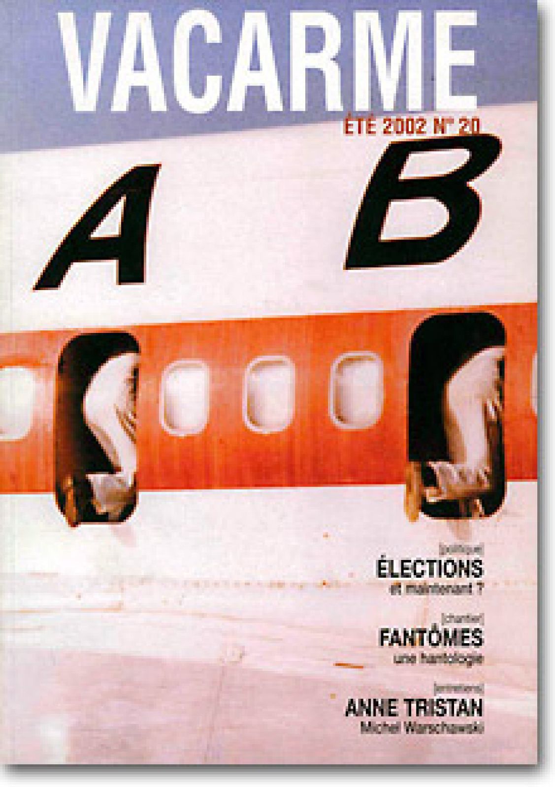VACARME magazine cover Issue 20 Summer 2002