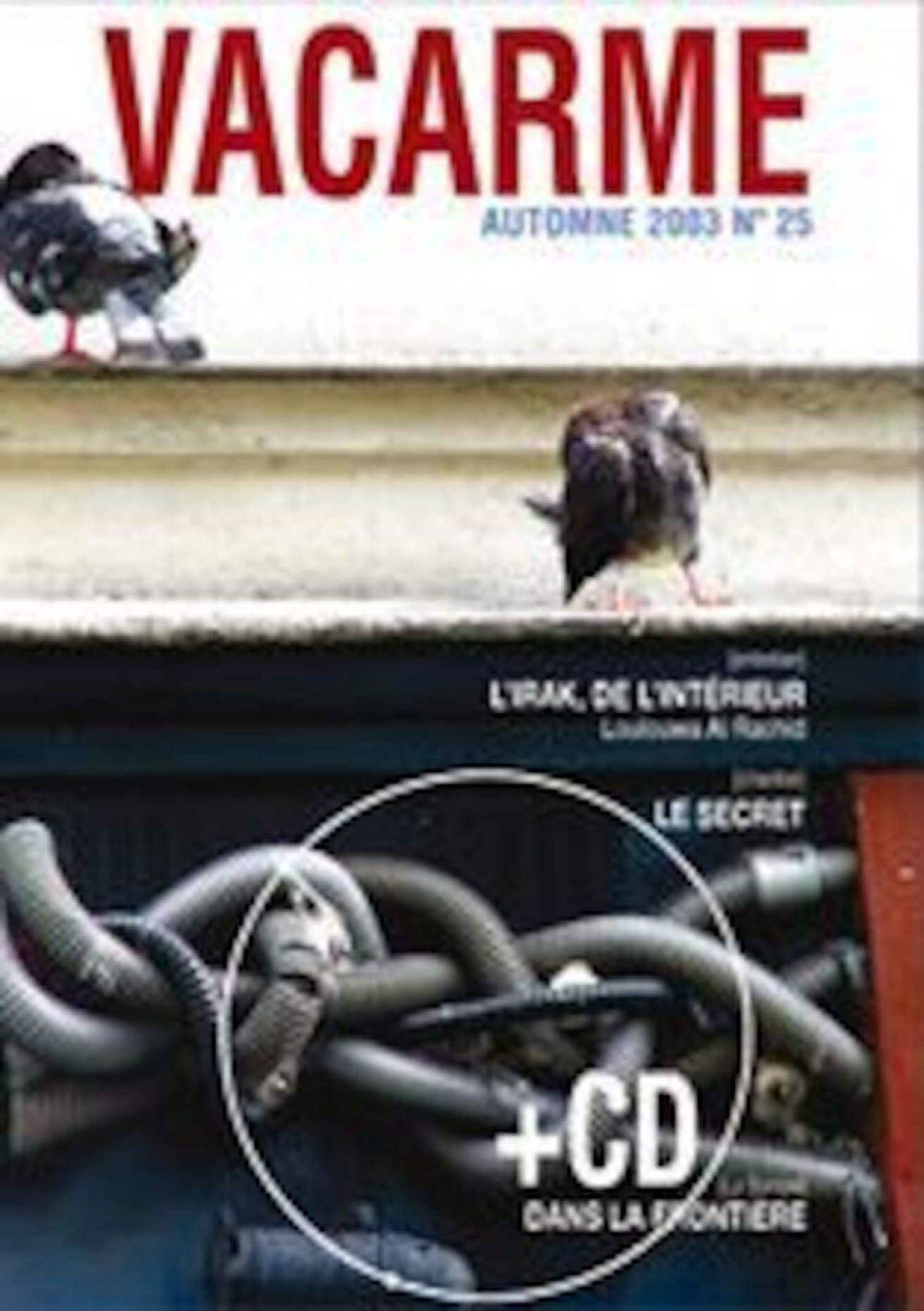 VACARME magazine cover Issue 25 Fall 2003