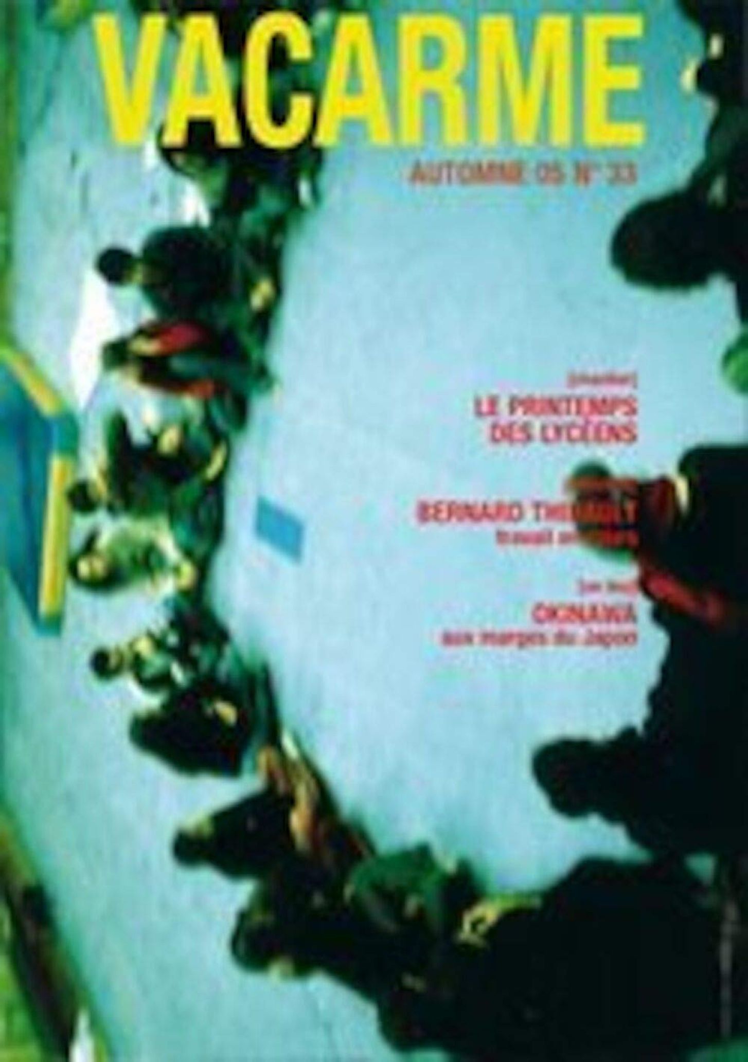 VACARME magazine cover Issue 33 Fall 2005