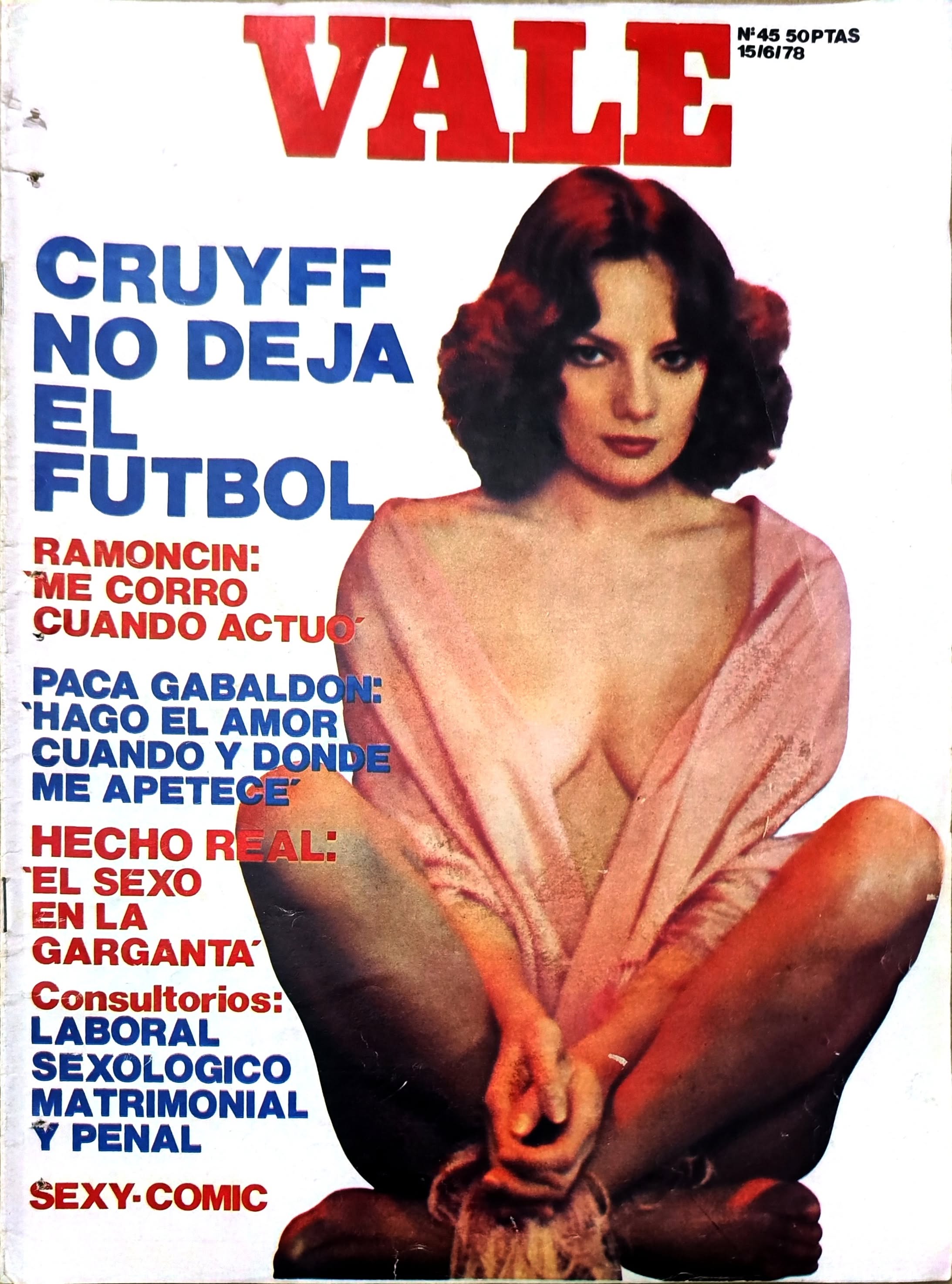 VALE magazine side cover Issue 45   1978