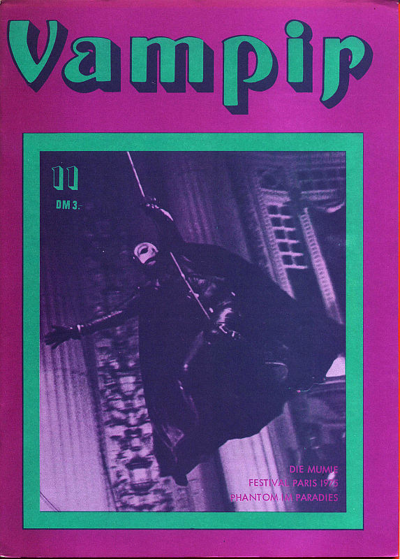VAMPIR magazine cover Issue 11 September 1975