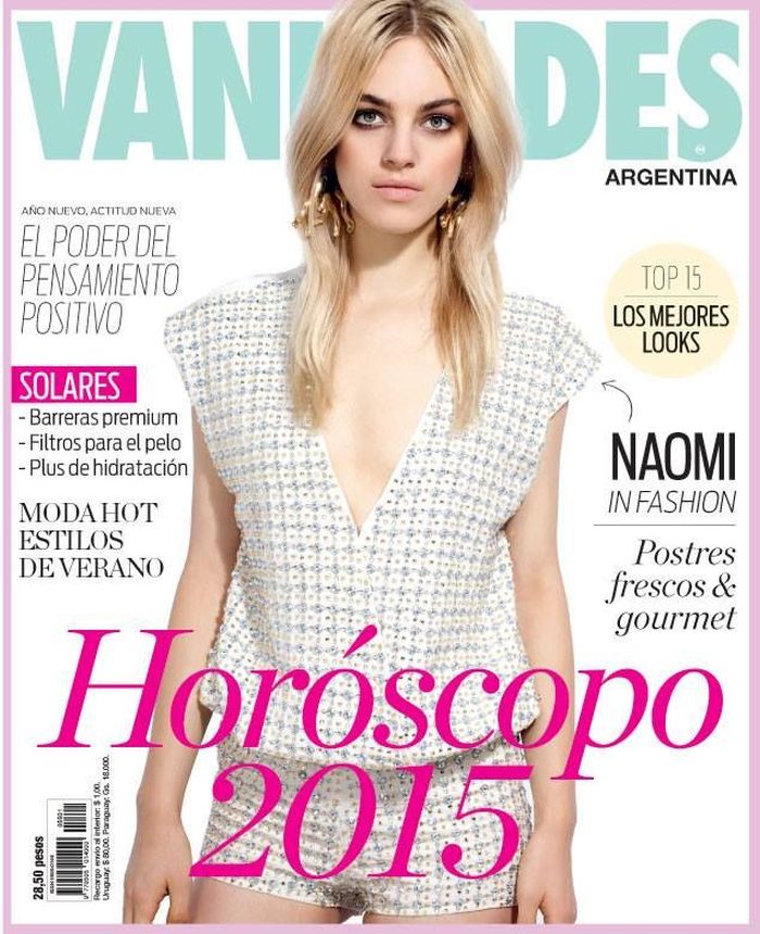 VANIDADES ARGENTINA magazine cover 30 December 2014