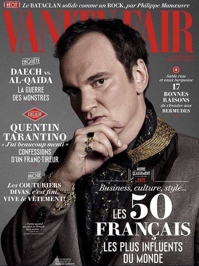 VANITY FAIR (Fr) magazine side cover Issue 31  January 2016