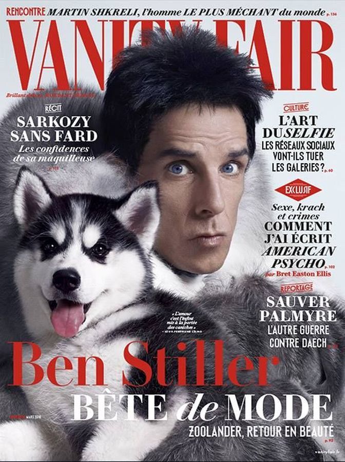 VANITY FAIR (Fr) magazine side cover Issue 33  March 2016