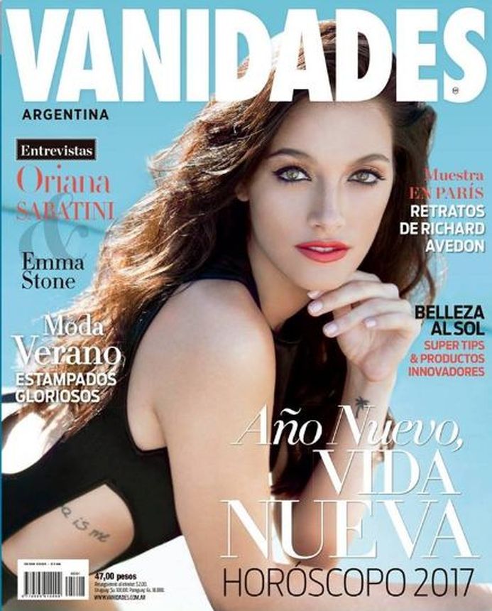 VANIDADES ARGENTINA magazine cover  January 2017