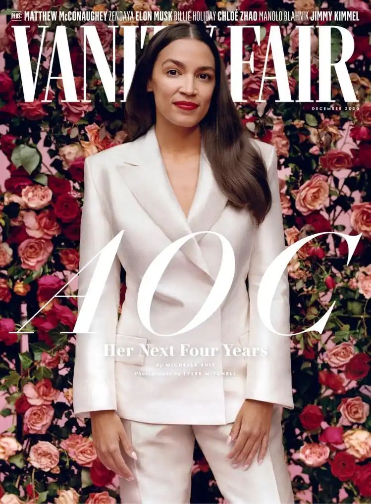 VANITY FAIR magazine cover  December 2020