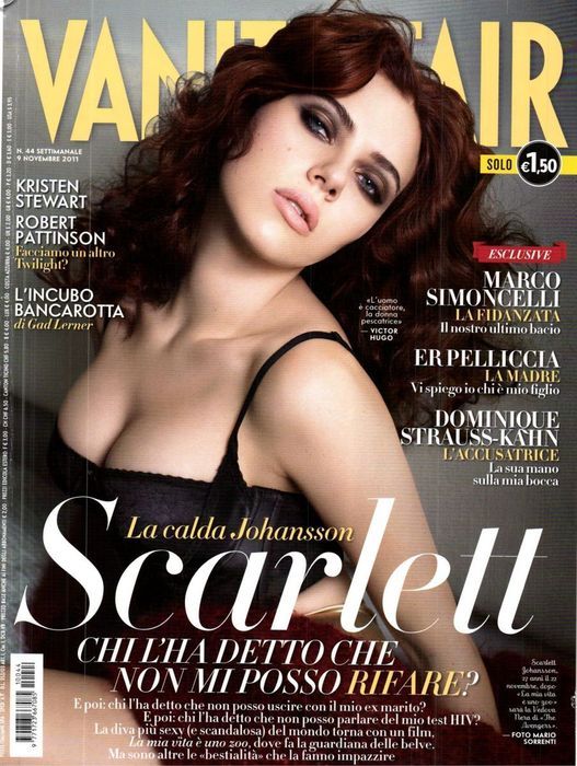 VANITY FAIR (Italy) magazine cover Issue 44 9 November 2011