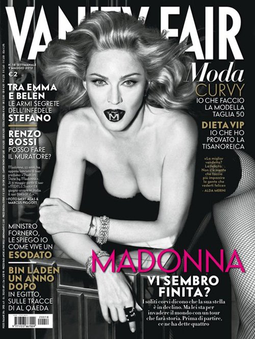 VANITY FAIR (Italy) magazine cover Issue 18 9 May 2012