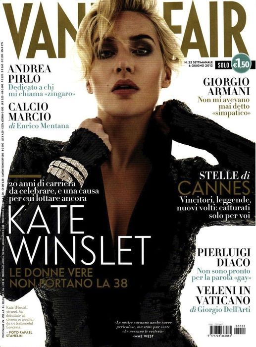 VANITY FAIR (Italy) magazine cover Issue 22 6 June 2012