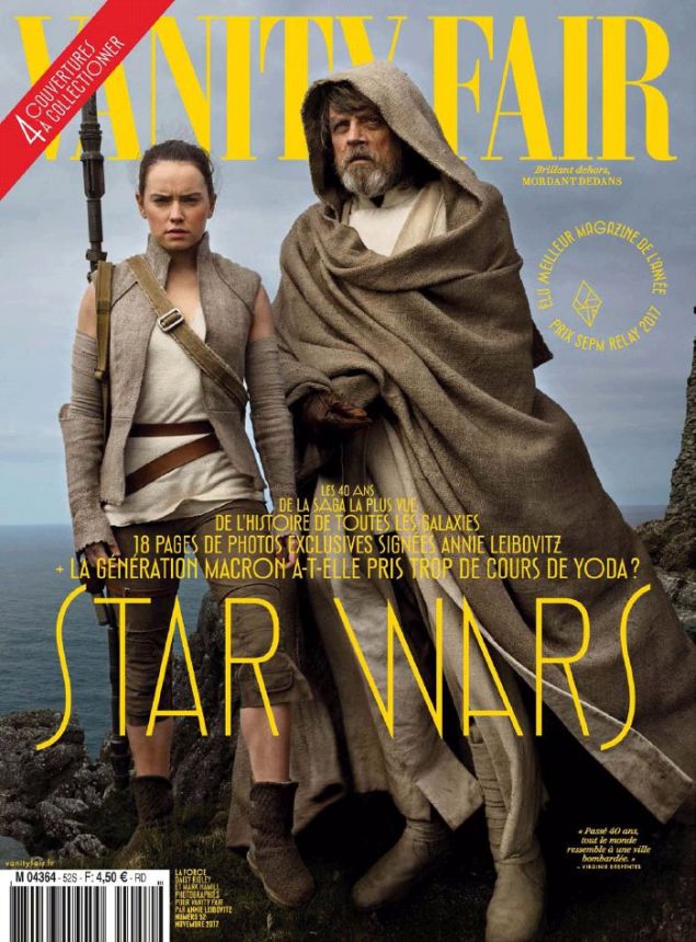 VANITY FAIR (Fr) magazine side cover Issue 52  November 2017