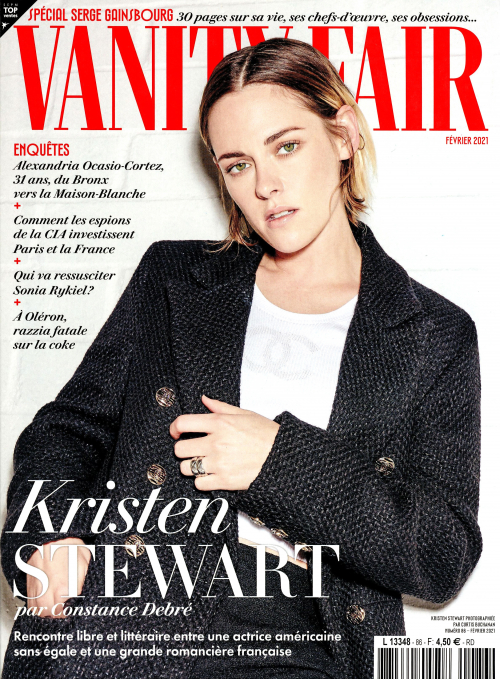 VANITY FAIR (Fr) magazine side cover Issue 86  February 2021