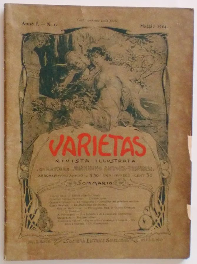 VARIETAS magazine cover Issue 1 May 1904