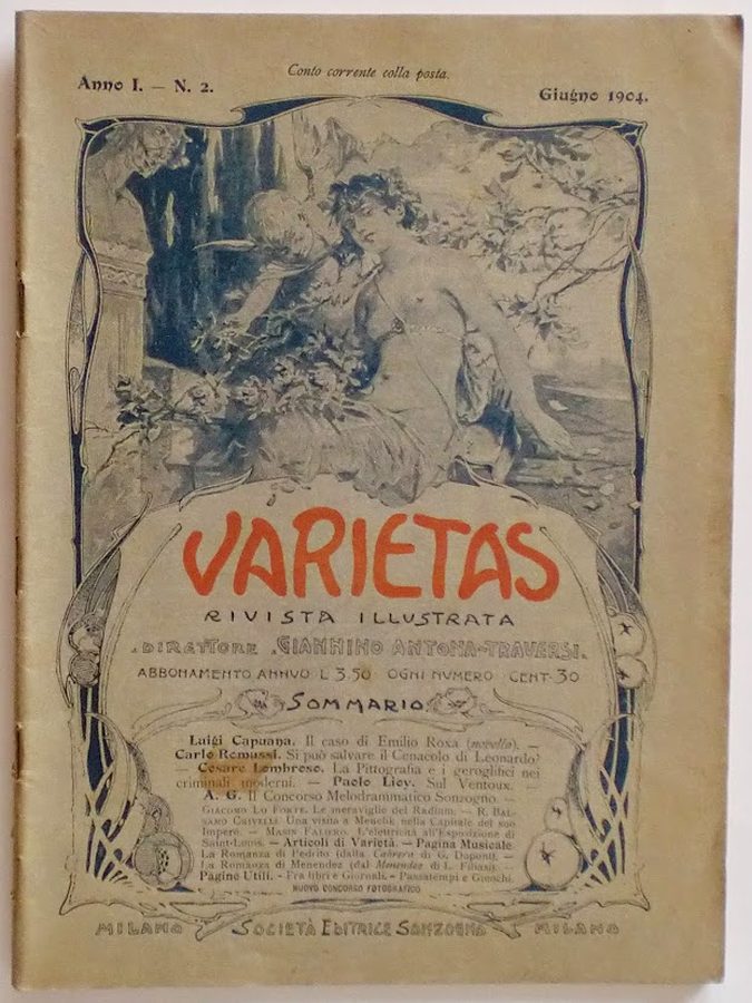 VARIETAS magazine cover Issue 2 June 1904