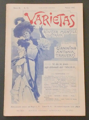 VARIETAS magazine cover Issue 35 March 1907