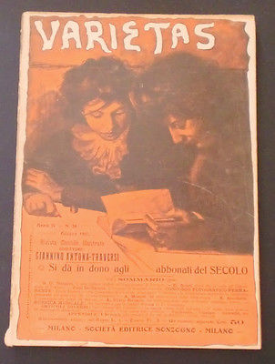 VARIETAS magazine side cover Issue 38 June 1907