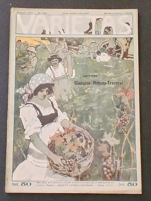 VARIETAS magazine side cover Issue 41 September 1907
