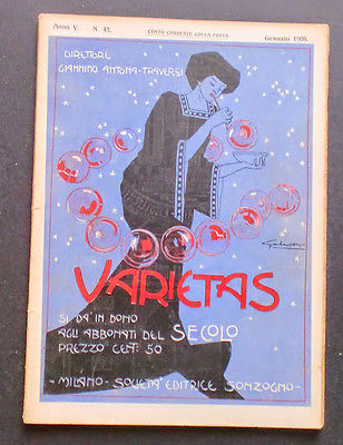 VARIETAS magazine cover Issue 45 January 1908