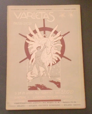 VARIETAS magazine side cover Issue 47 March 1908