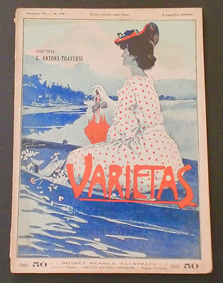 VARIETAS magazine cover Issue 51 July 1908