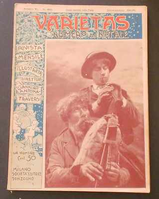 VARIETAS magazine side cover Issue 56 December 1908