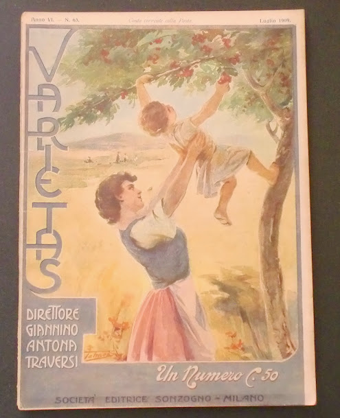VARIETAS magazine side cover Issue 63 July 1909
