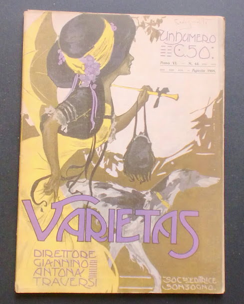 VARIETAS magazine side cover Issue 64 August 1909
