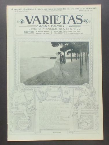 VARIETAS magazine side cover Issue 90 October 1911