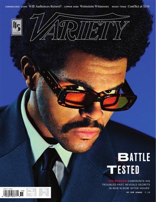 VARIETY magazine side cover 8 April 2020