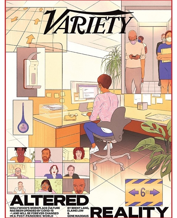 VARIETY magazine side cover 17 March 2021