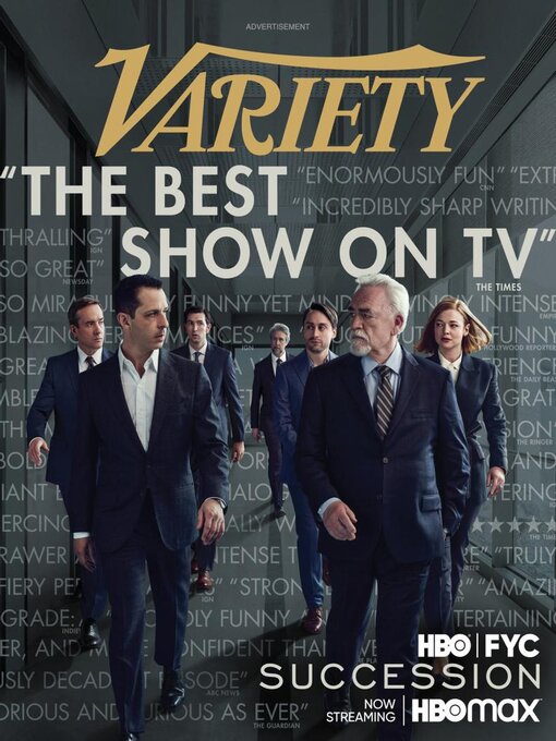 VARIETY magazine side cover 8 June 2022