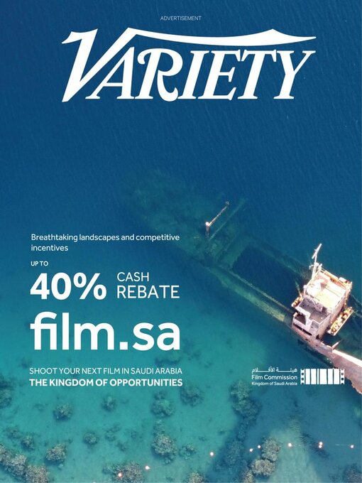 VARIETY magazine side cover 31 August 2022