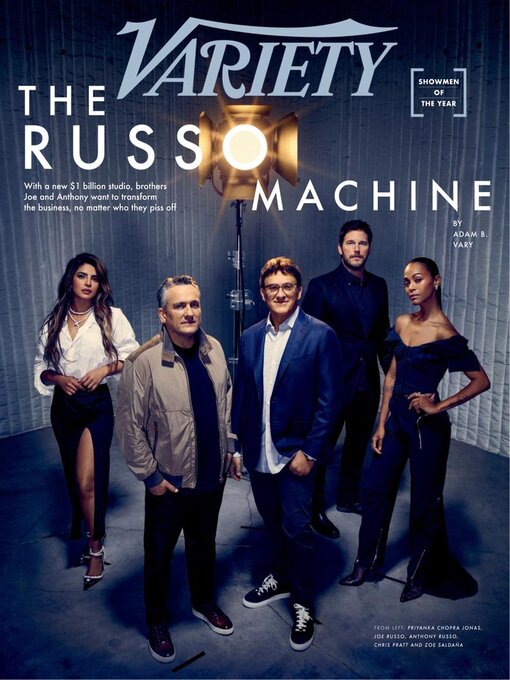 VARIETY magazine side cover 2 November 2022