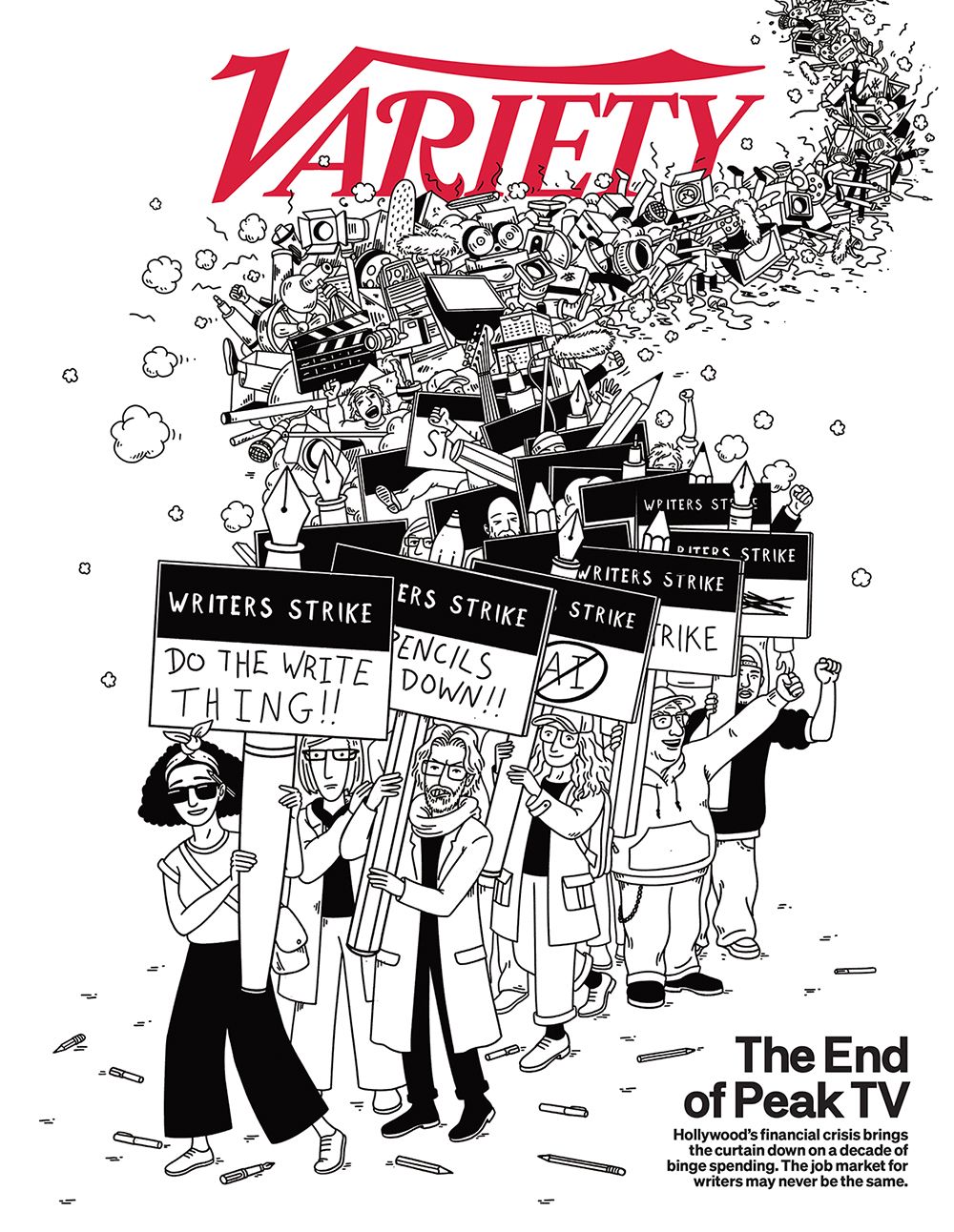 VARIETY magazine side cover 12 July 2023