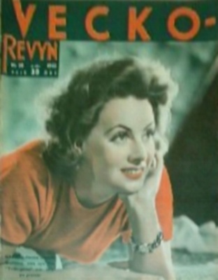VECKO-REVYN magazine cover Issue 29  1942