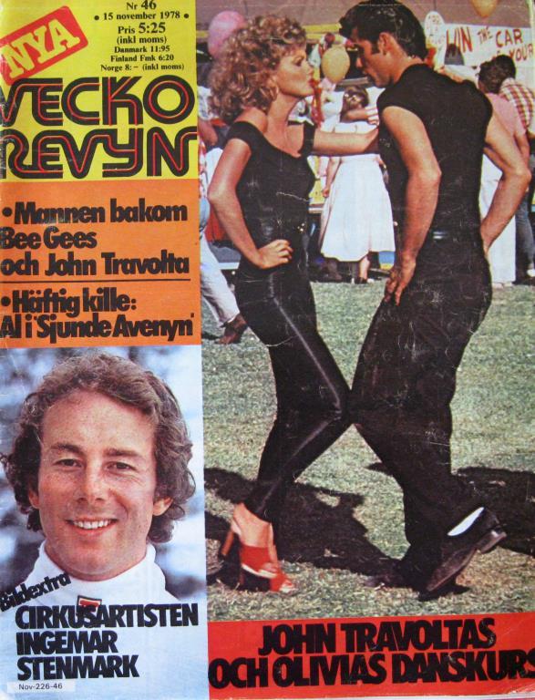 VECKO-REVYN magazine side cover Issue 46 15 November 1978