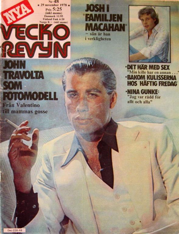 VECKO-REVYN magazine side cover Issue 48 29 November 1978