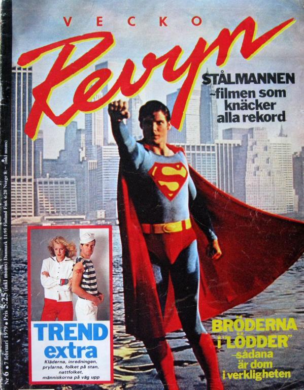 VECKO-REVYN magazine side cover Issue 6 7 February 1979