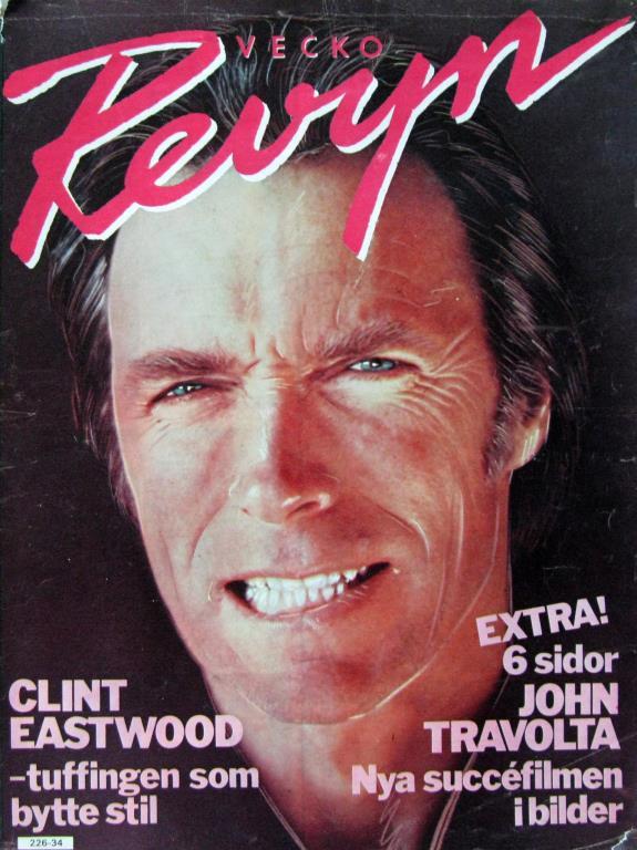 VECKO-REVYN magazine side cover Issue 34  1980