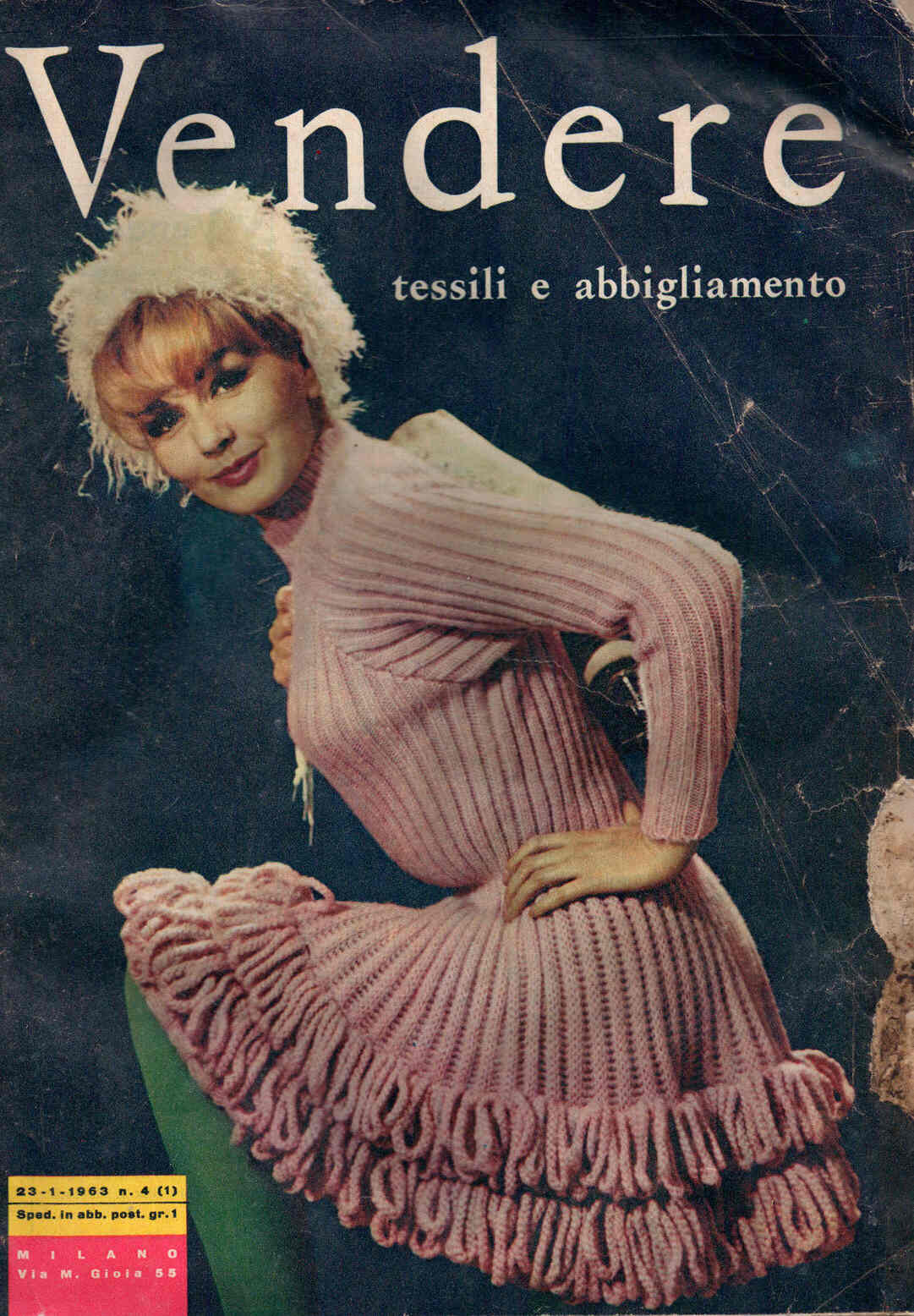 VENDERE magazine side cover Issue 4 23 January 1963
